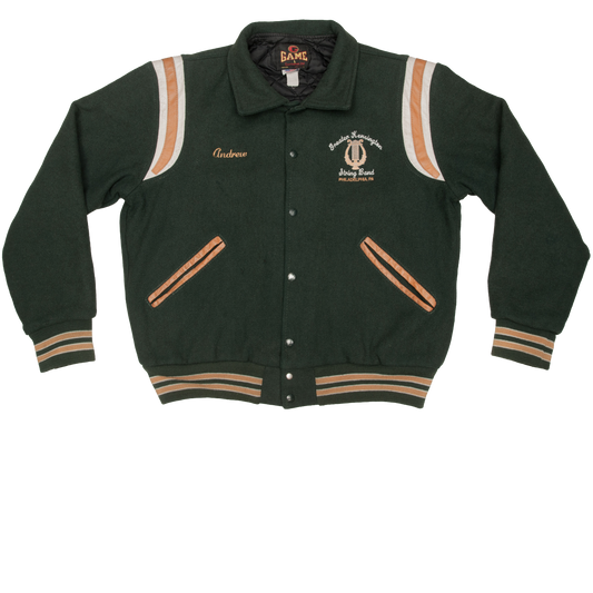 Vintage Y2K Game Sportswear x Greater Kensington String Band varsitytakki (L)