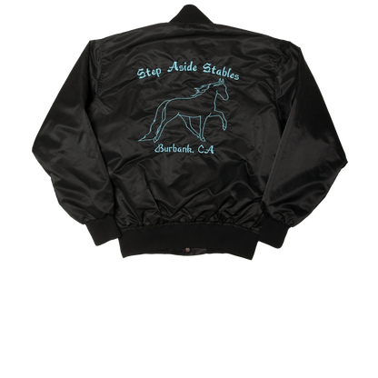 Vintage Y2K Game Sportswear x Step Aside Stables satiinitakki (M)
