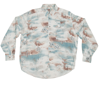 Vintage viskoosipaita 90-luvulta (XL)
