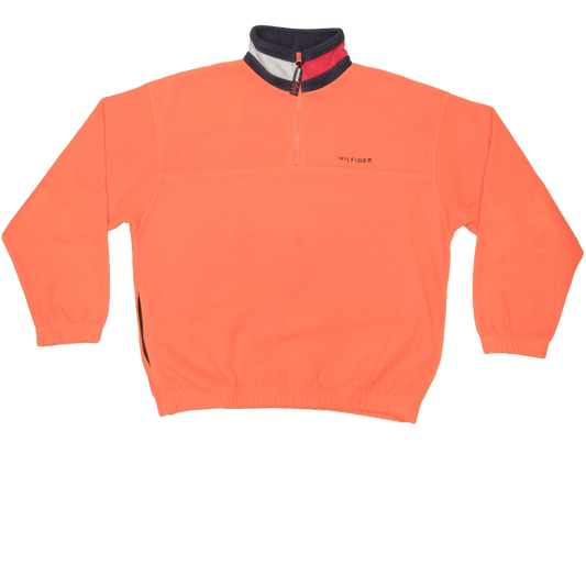 Y2K Tommy Hilfiger fleecepaitatakki (M)