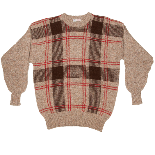 Vintage SSB Marca di Fiducia villapaita 70-luvulta (S)