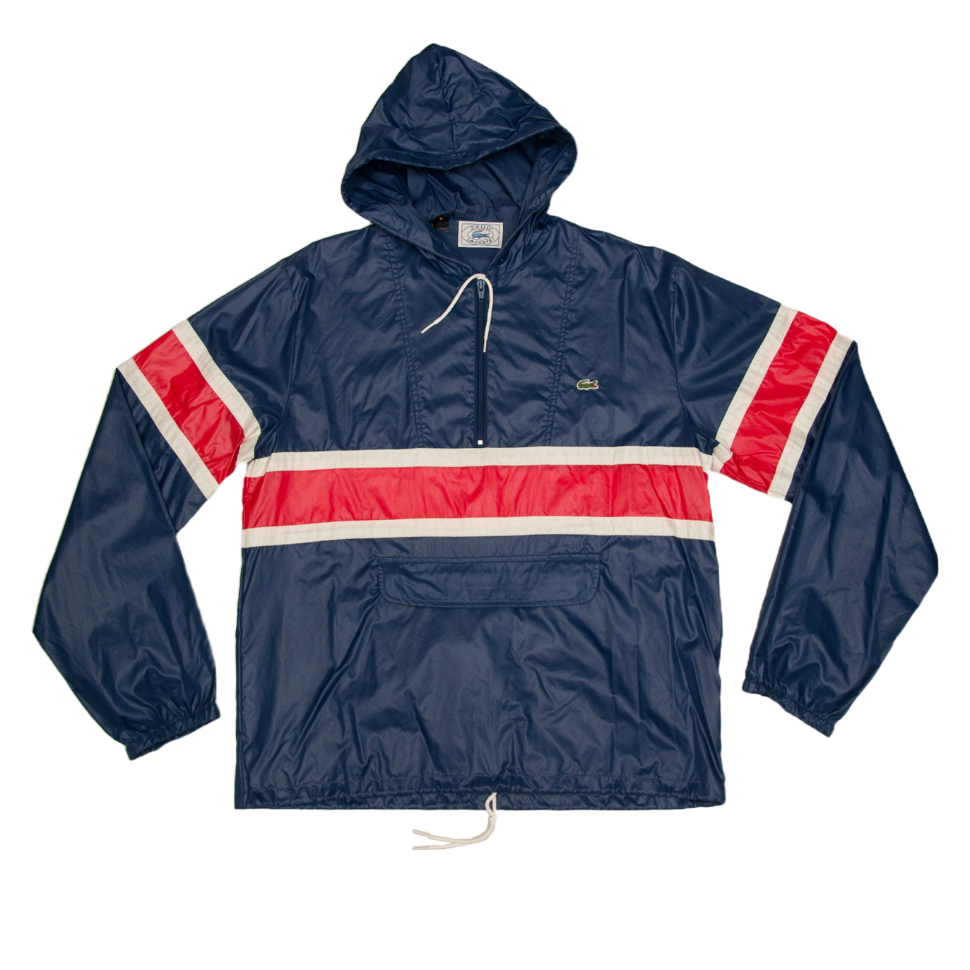 Vintage Izod Lacoste tuulianorakki 70-luvulta (M)