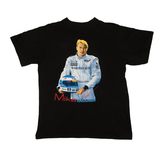 Vintage Mika Häkkinen t-paita 90-luvulta (S)