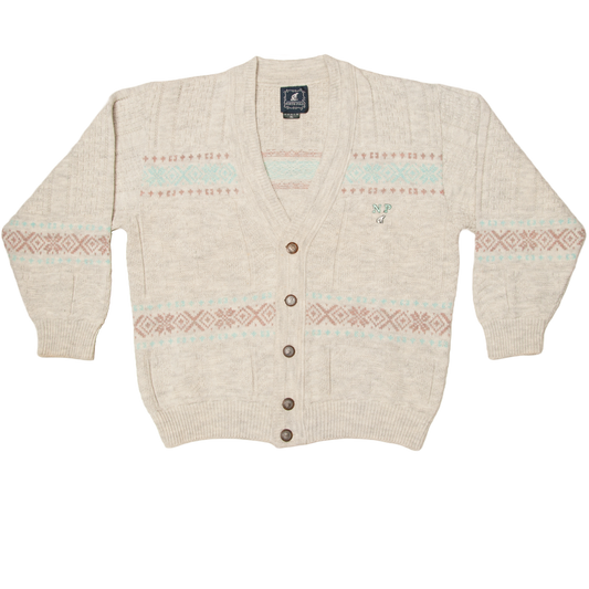Vintage North Pole villaneuletakki 90-luvulta (L)