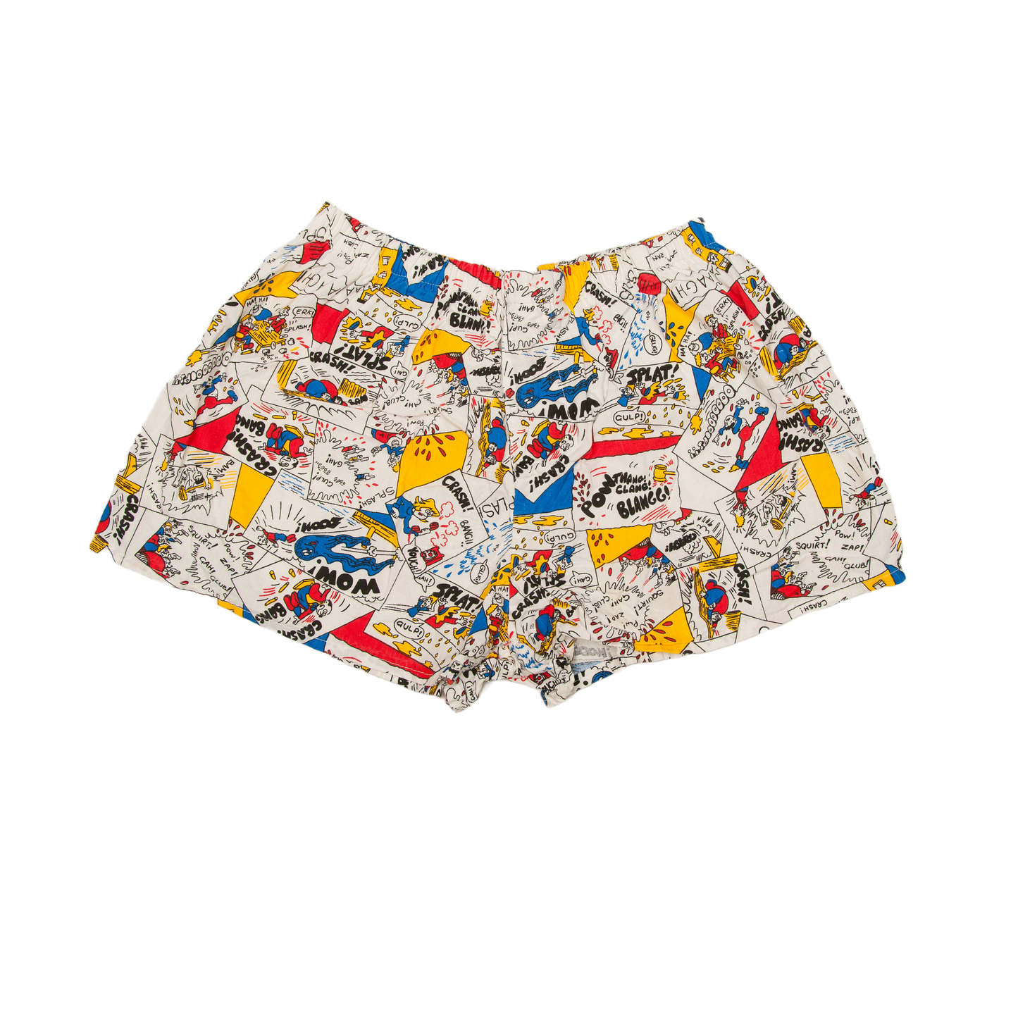 Vintage POW! THANG! CLANG! shortsit 80-luvulta (XS)