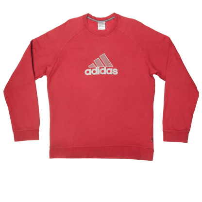 Y2K Adidas collegepaita (L)