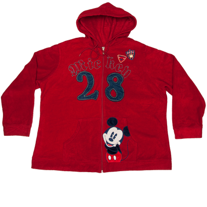 Y2K Disney Mickey fleecehuppari (L)