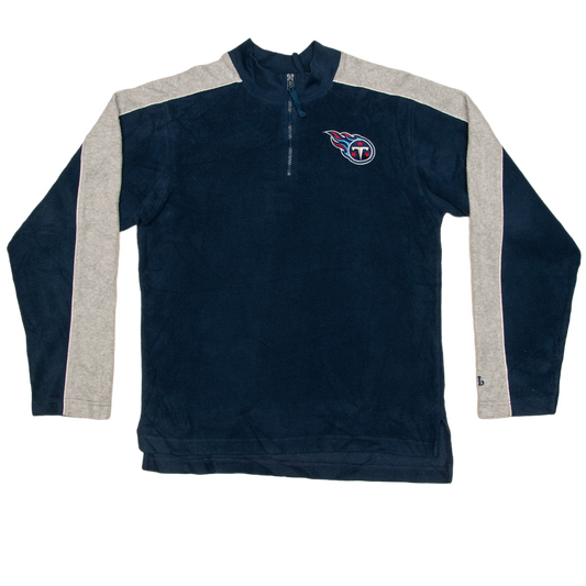 Y2K NFL Tennessee Titans 1/3-zip fleecepaita (S)