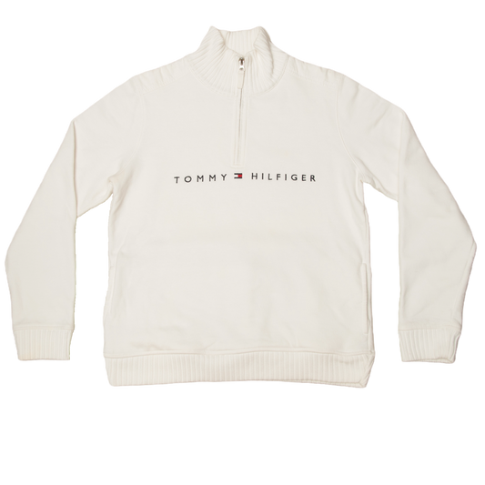 Y2K Tommy Hilfiger 1/3-zip-paita (S)