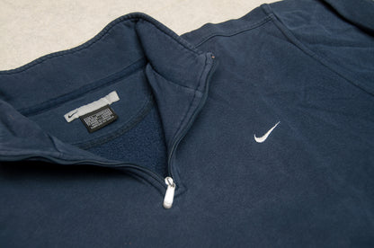 Vintage Y2K Nike 1/3-zip-paita (M)