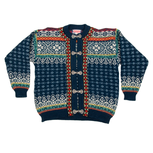 Vintage islantilainen Norwear villatakki (XS)