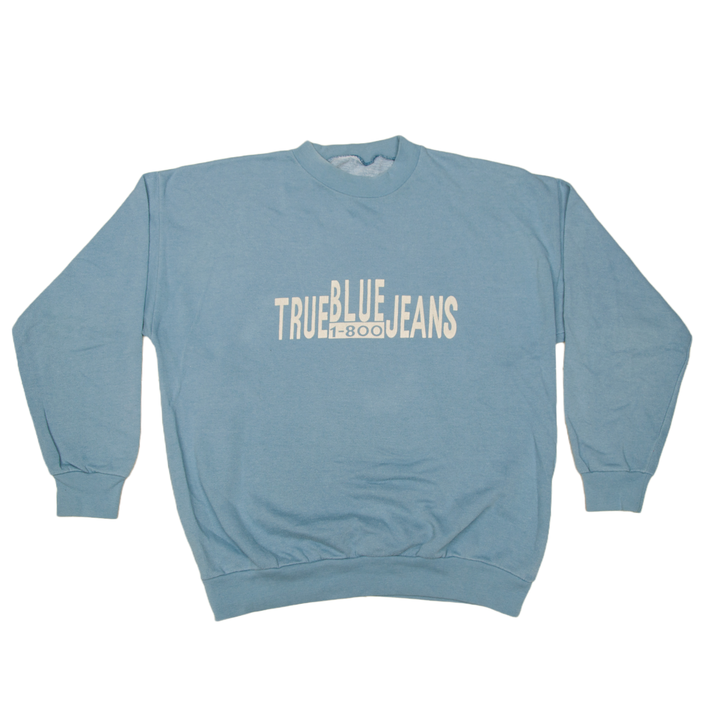 Vintage True Blue Jeans collegepaita 80-luvulta (M)