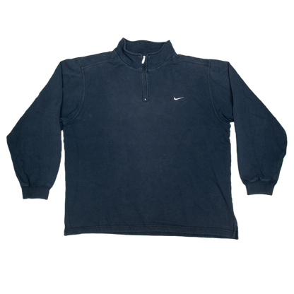Vintage Y2K Nike 1/3-zip-paita (M)