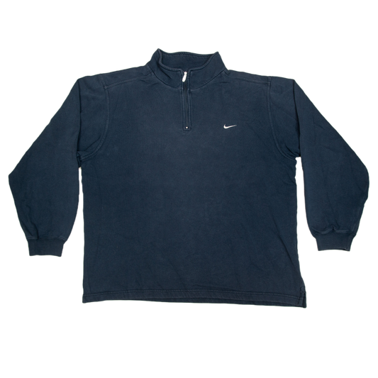 Vintage Y2K Nike 1/3-zip-paita (M)